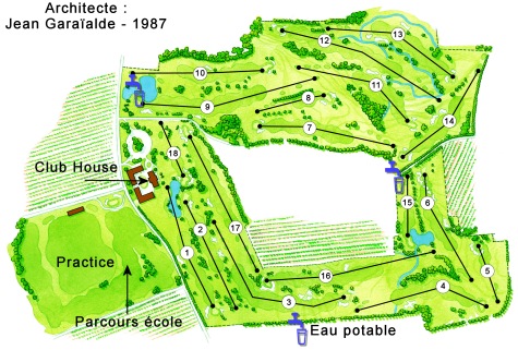cognac golf course plan image