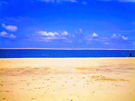 summer camp coastline south west france image