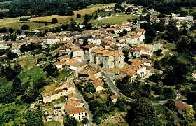 brossac south west france aerial image