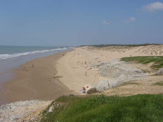 french coastline south west france image