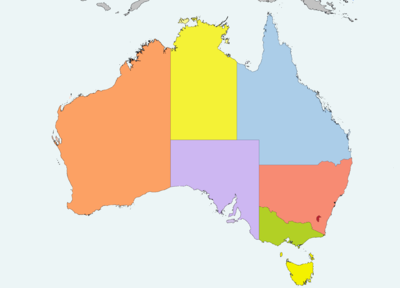 australia map image
