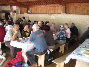 volunteers in France autumn