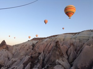 Ballons over Cappadocia, Turkey Balloons over Cappadocia, Turkey