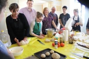 French cooking class students from the USA