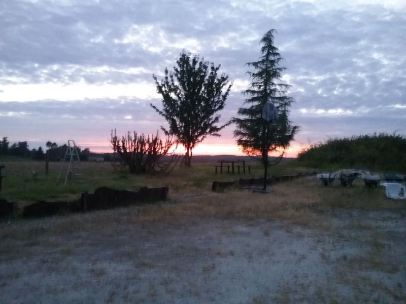 Sunset from La Giraudiere - perfect end to the day