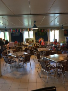 The clubhouse in Brossac