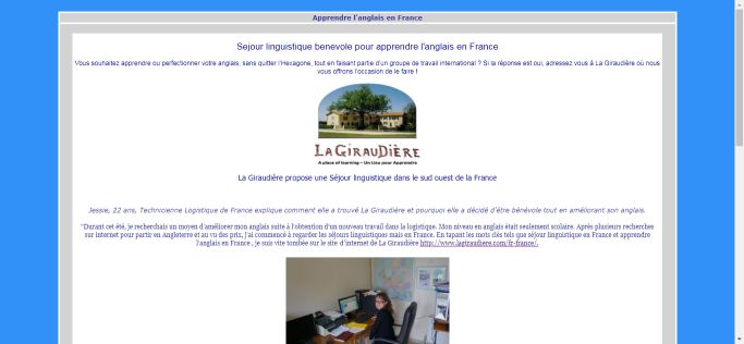 Apprendre l'anglaise en France