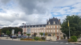 Courvoisier building in Jarnac