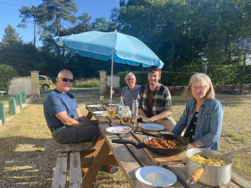 dinner for the may volunteers