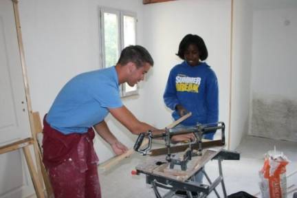 Restoration and construction volunteering work