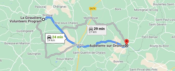 Aubeterre Sur Dronne Maps
