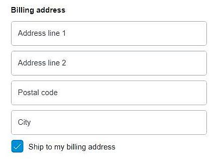 paypal billing address