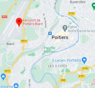 poitiers to tours airport