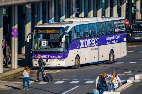 Bordeaux airport shuttle bus